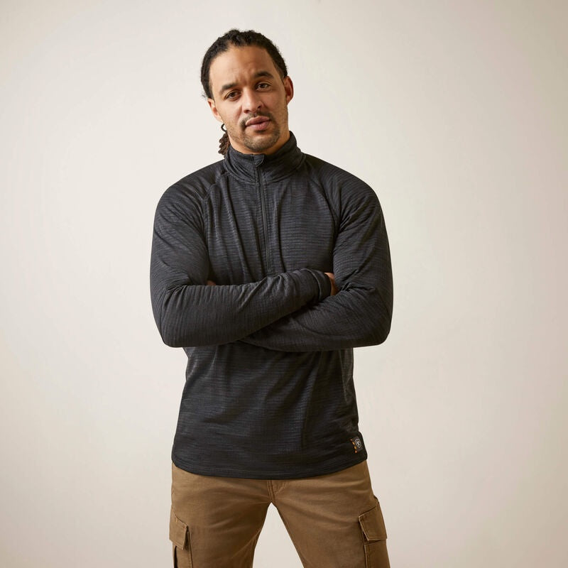 MNS Rebar Gridwork Baselayer 1/4 Zip T-Shirt
