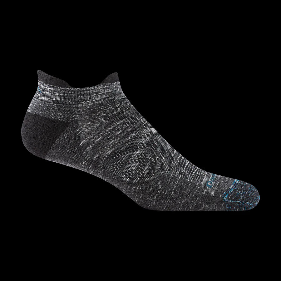 Men's Run No-Show Ultra-Light Weight W/ Cushion (BLK)