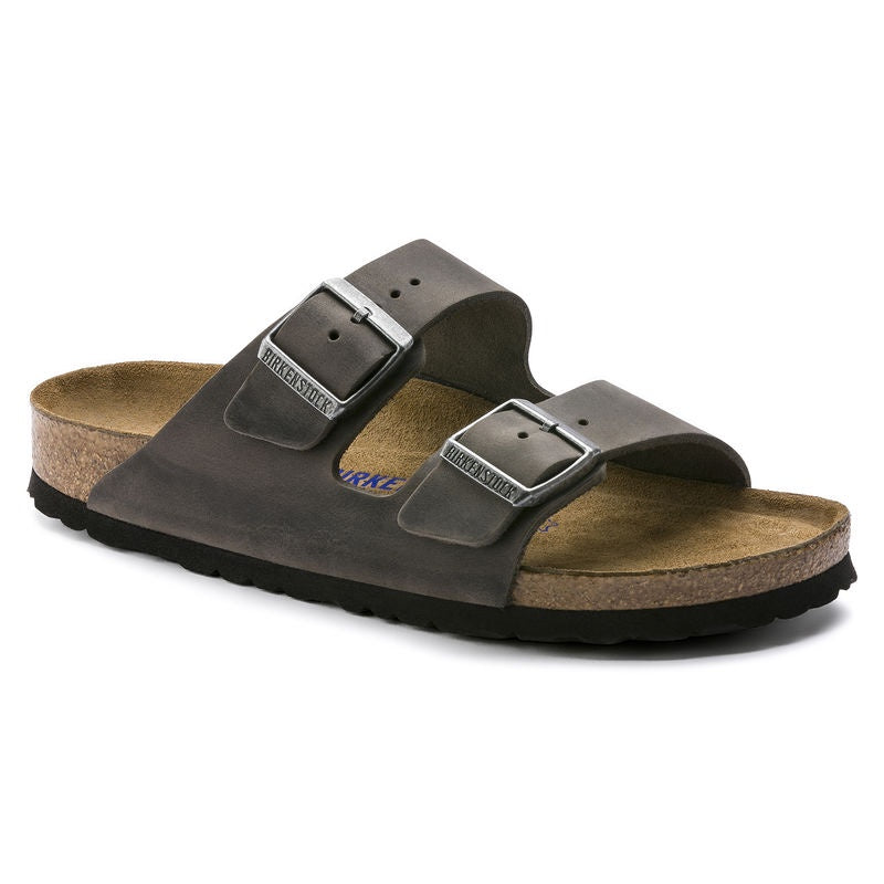 Men's Birkenstock Arizona BS Soft Bed (Iron)