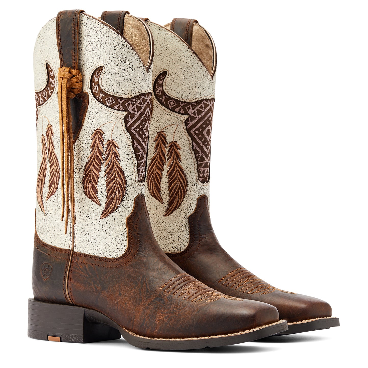 *Women's Ariat Round Up Southwest Stretchfit Western Boot
