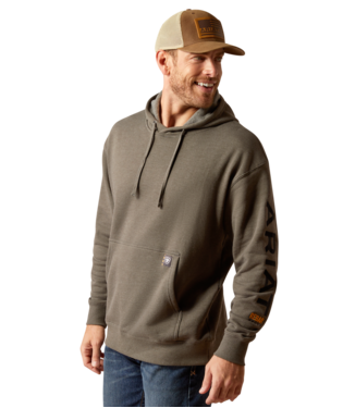 BELUGA HEATHER|BLACK MNS Rebar Graphic Hoodie