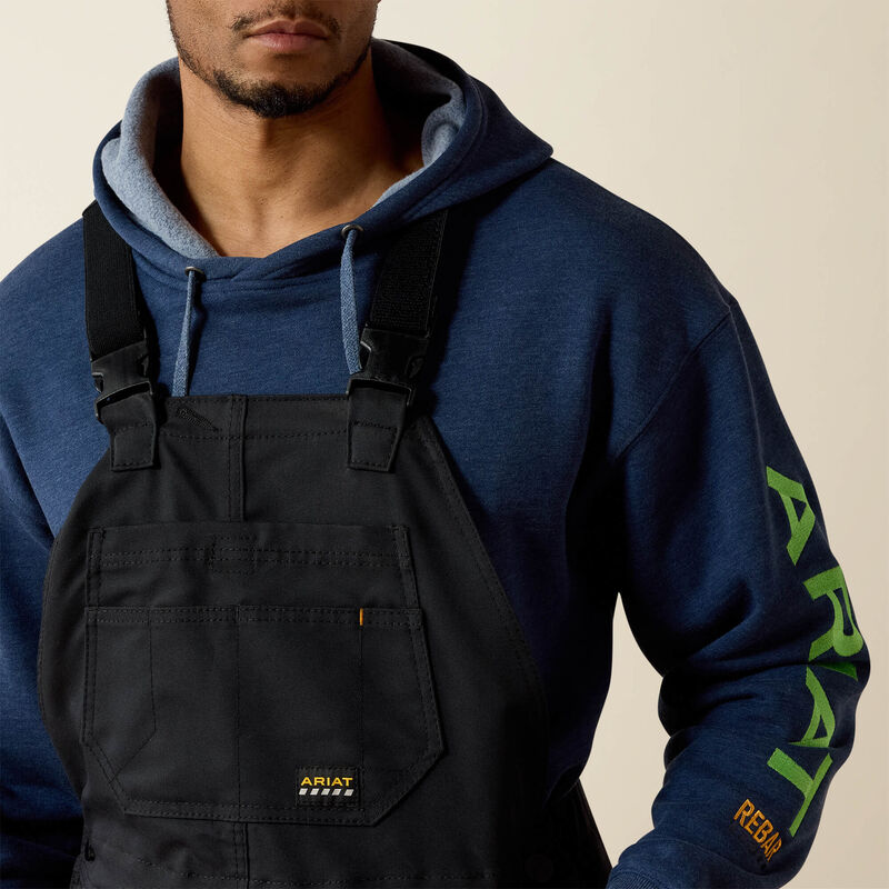 Men's Rebar DuraCanvas Stretch Insulated Bib