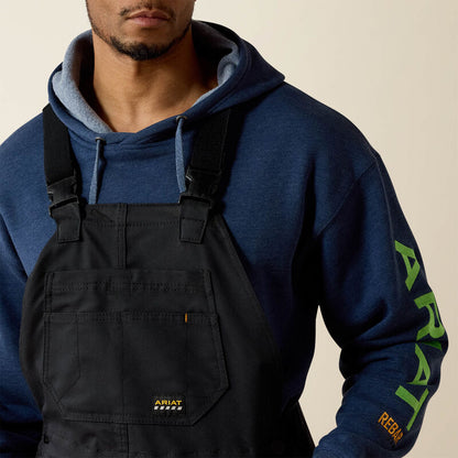 Men's Rebar DuraCanvas Stretch Insulated Bib