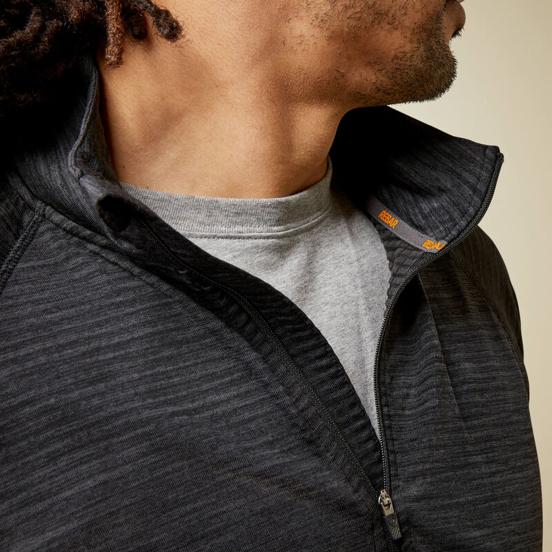 Men's Rebar Gridwork Base layer 1/4 Zip T-Shirt