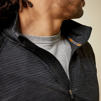 Men's Rebar Gridwork Base layer 1/4 Zip T-Shirt