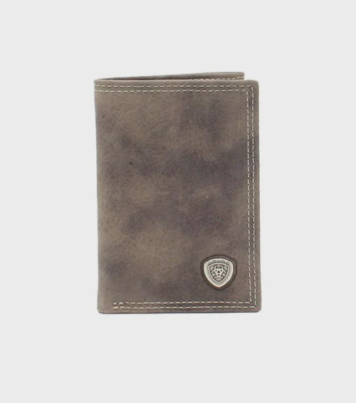 Mens Shield Trifold Concho Wallet