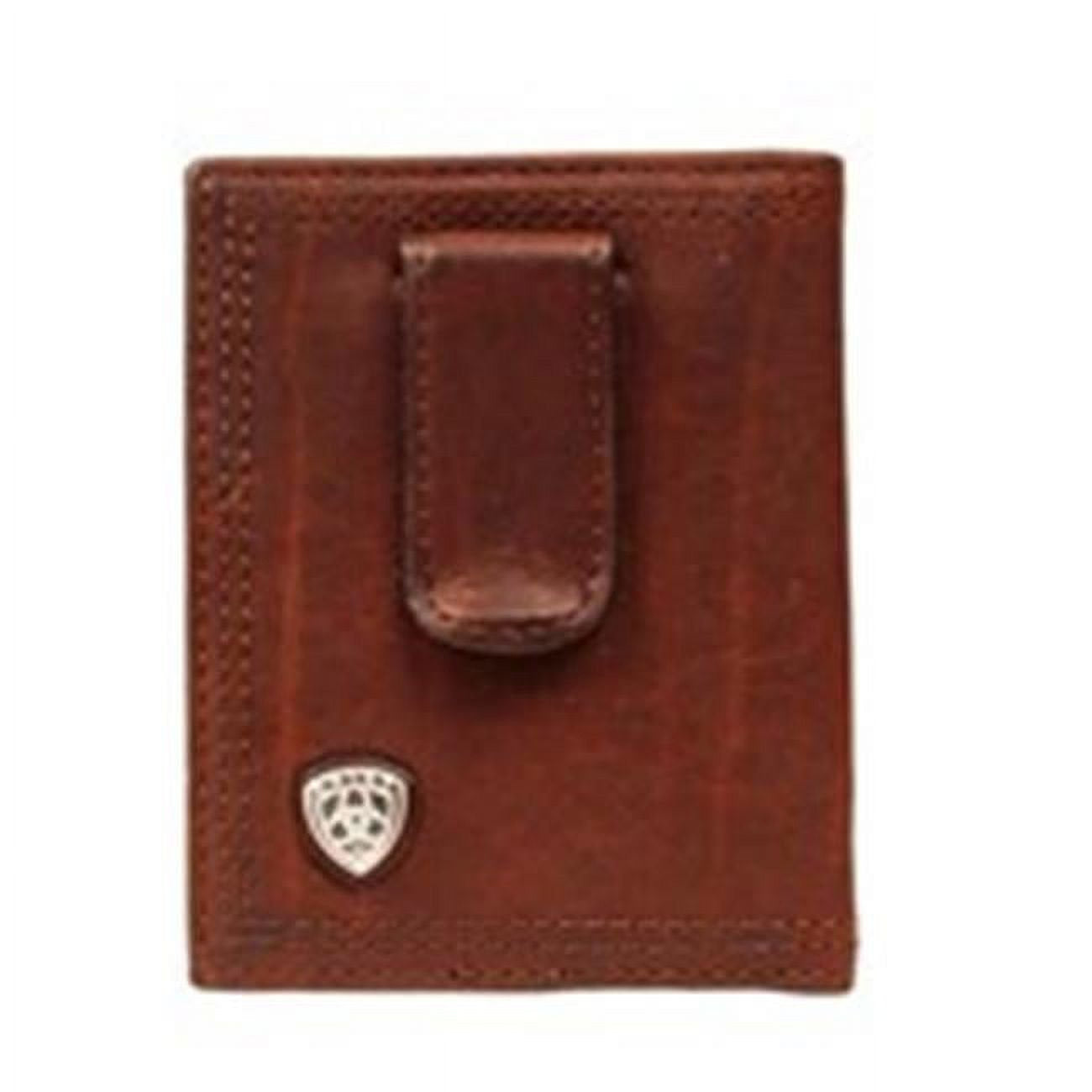 *Mens Card Case Money Clip Leather Wallet