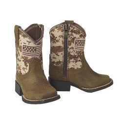 Ariat Brown/Camo Toddlers Boots