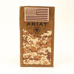 Digital Camo Flag Rodeo Wallet