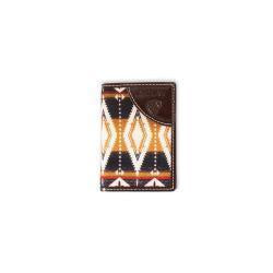 Brown Southwest Tri-fold Wallet