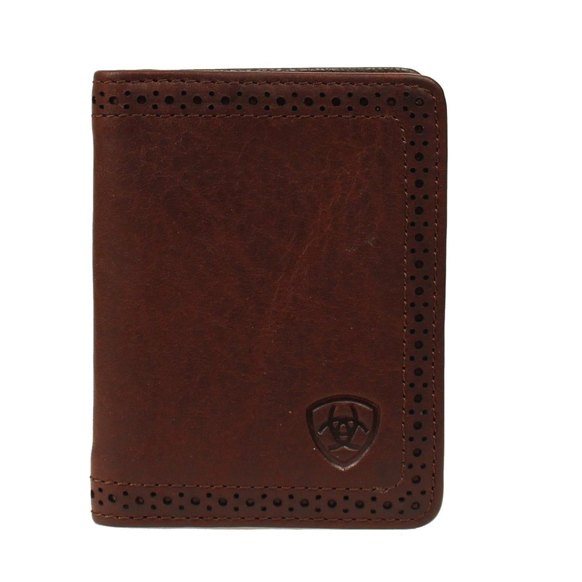Ariat Perforated Edge Bi Fold Wallet
