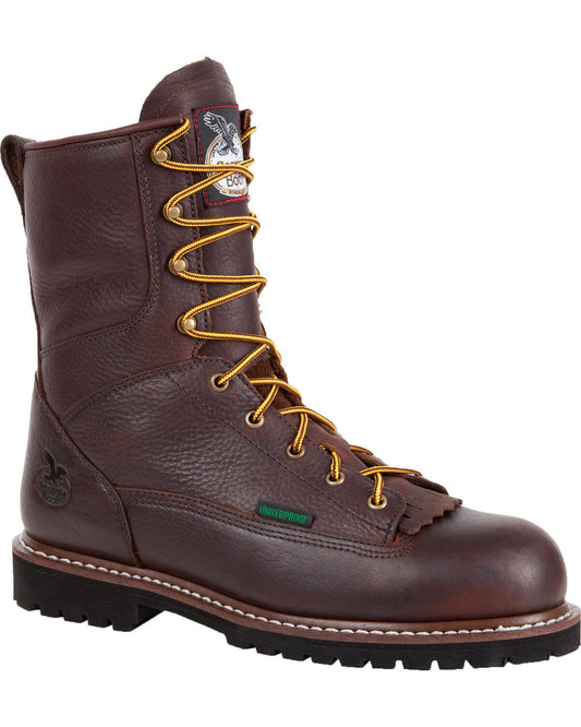 *Georgia Boot 8" Low Heel Logger (clearance)
