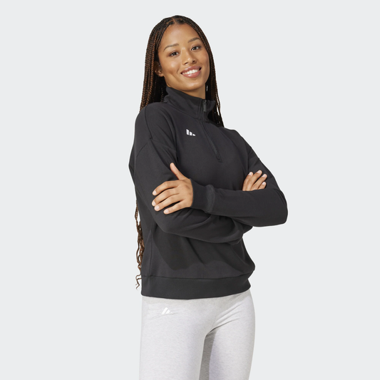 Women's Adidas Quarter Zip (BLK)