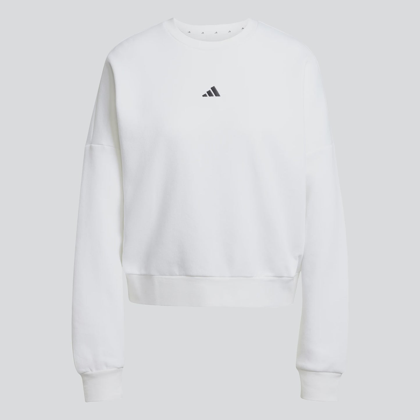 Women's Adidas Polo Sweatshirts (WHT)