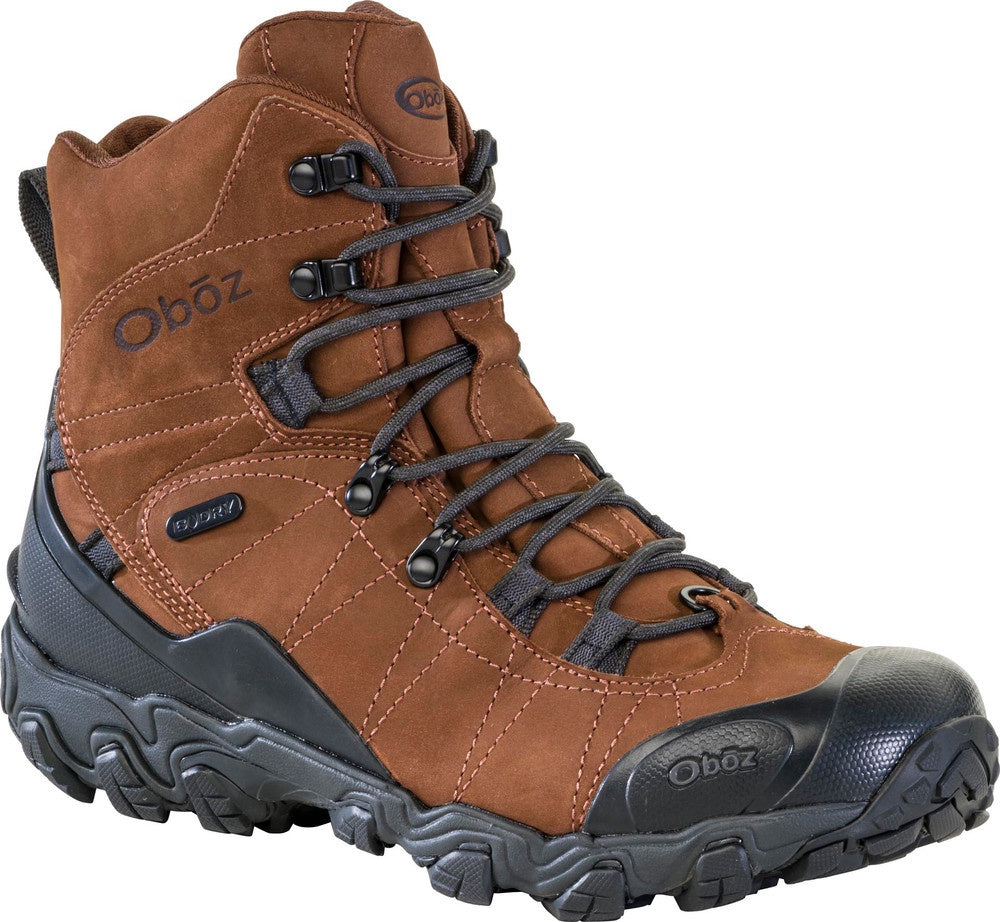 Men's Oboz Bridger 8" Insulated B Dry Waterproof Hiking Boot